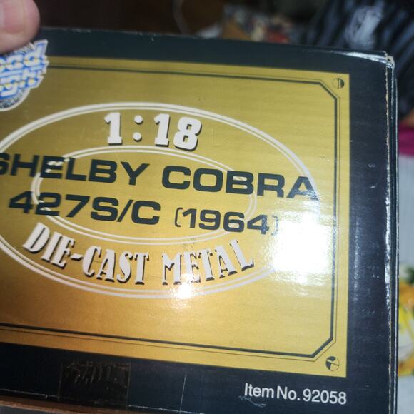 ROAD TOUGH COLLECTION NIB SHELBA COBRA 427S/C DIE CAST COLLECTIBLE EDITION - Picture 5 of 7